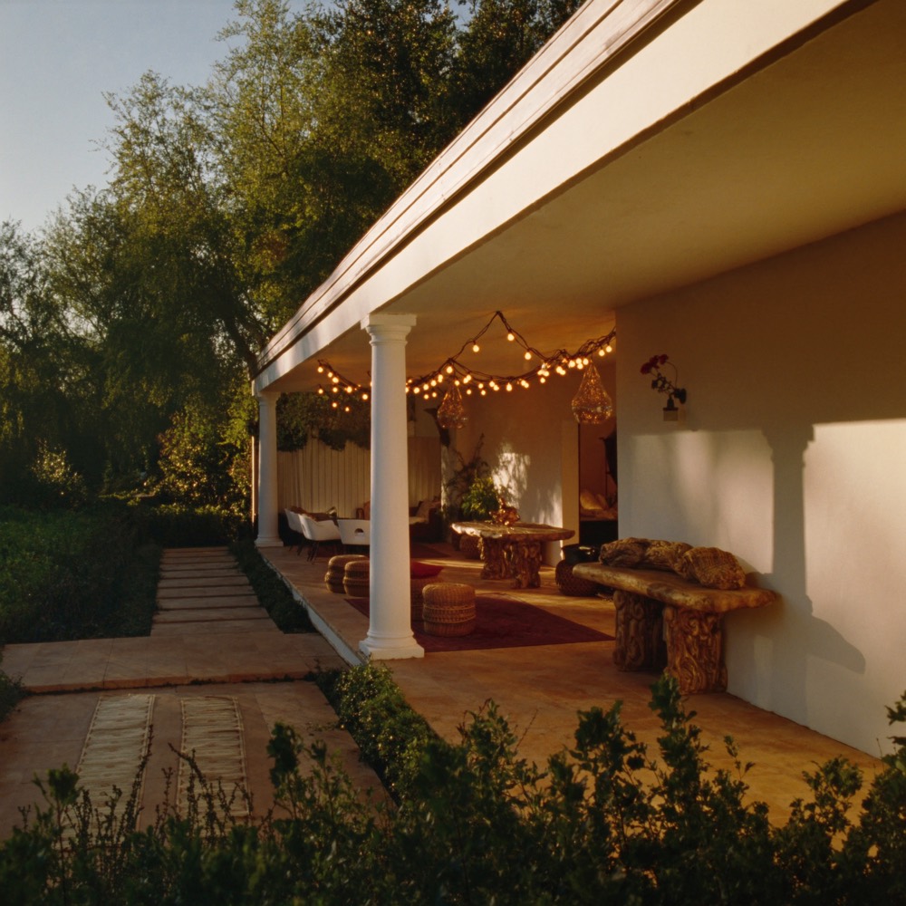 Outdoor seating area